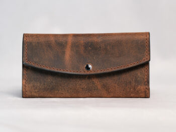 Water Buffalo Light Brown Clutch