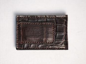 Gator Desert Brown Money Clip Bifold
