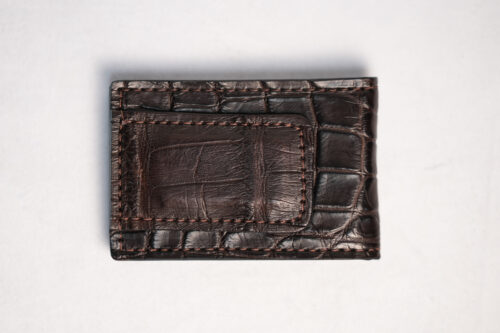 Gator Desert Brown Money Clip Bifold
