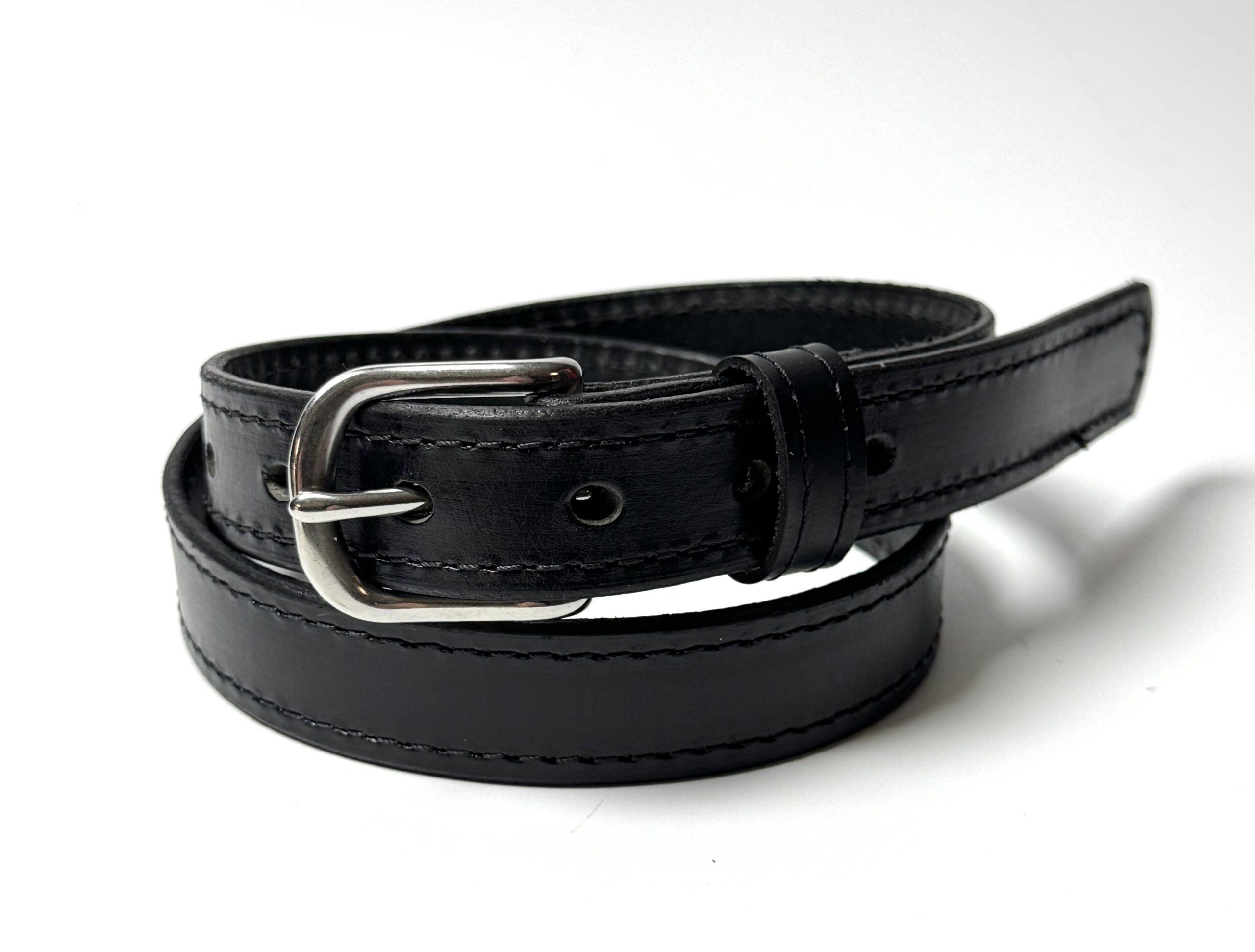 Women’s Black Leather Dress Belt