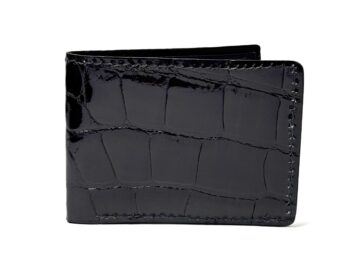 Gator Black Leather Bifold