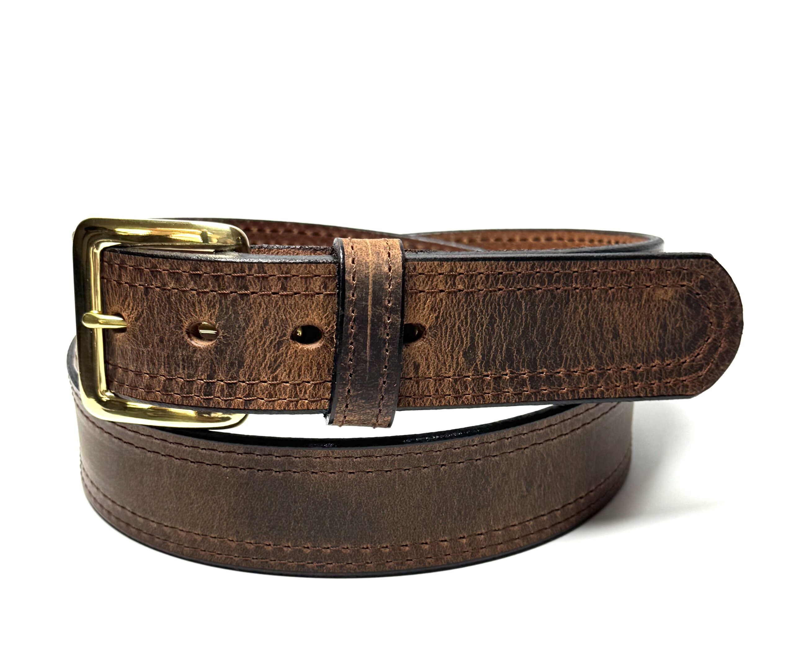 Crazy Horse Brown Stitching