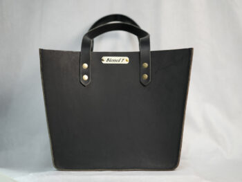 Black Leather Tote