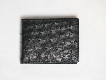 Ostrich Black Bifold