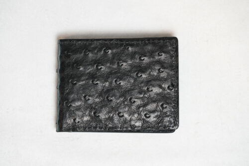 Ostrich Black Bifold