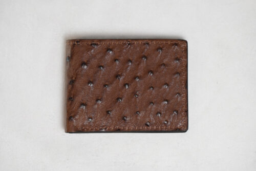 Ostrich Light Brown Bifold