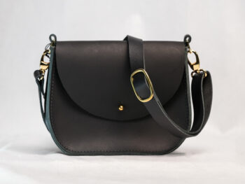 Small Round Bottom Black Purse