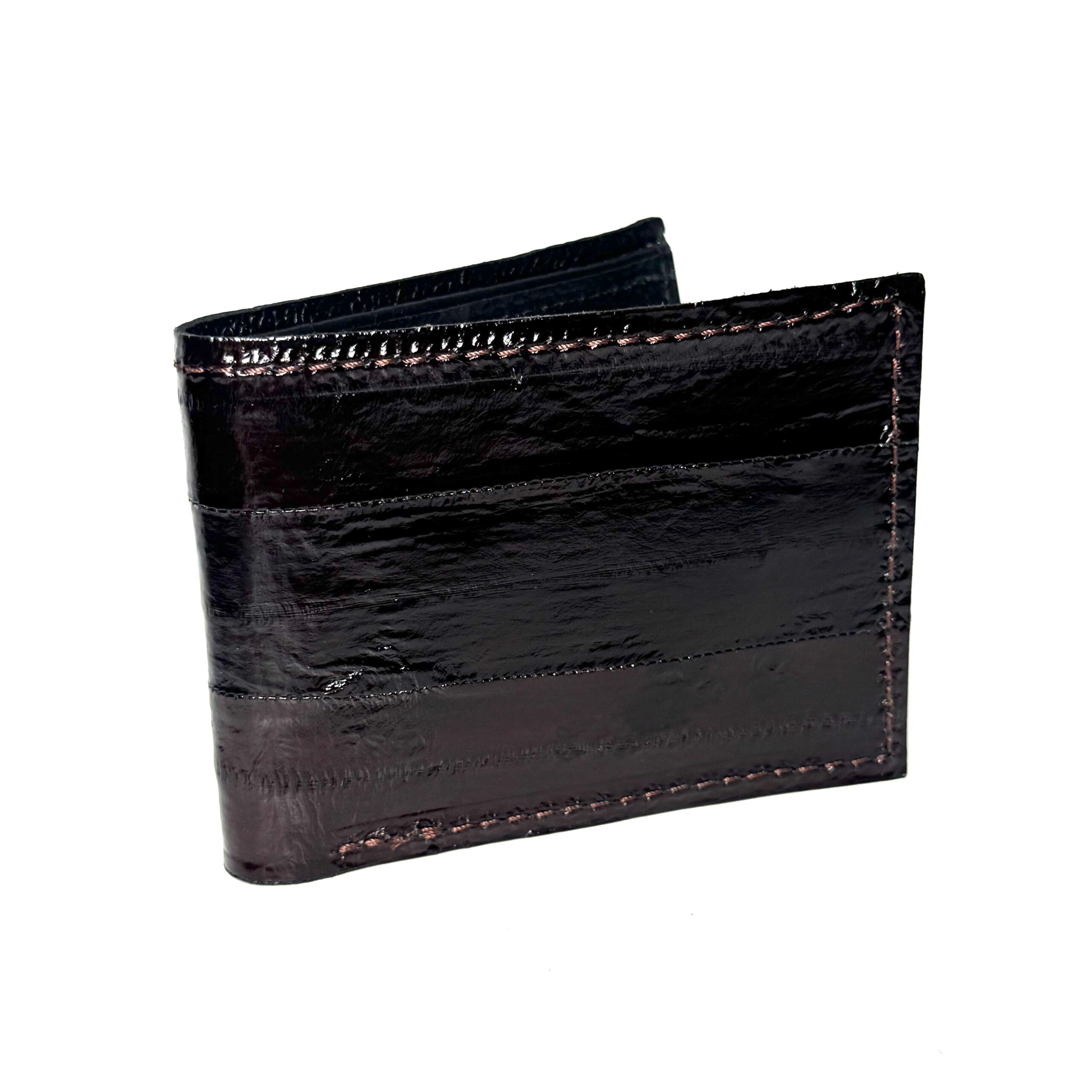 Eel Brown Leather Bifold - Image 2