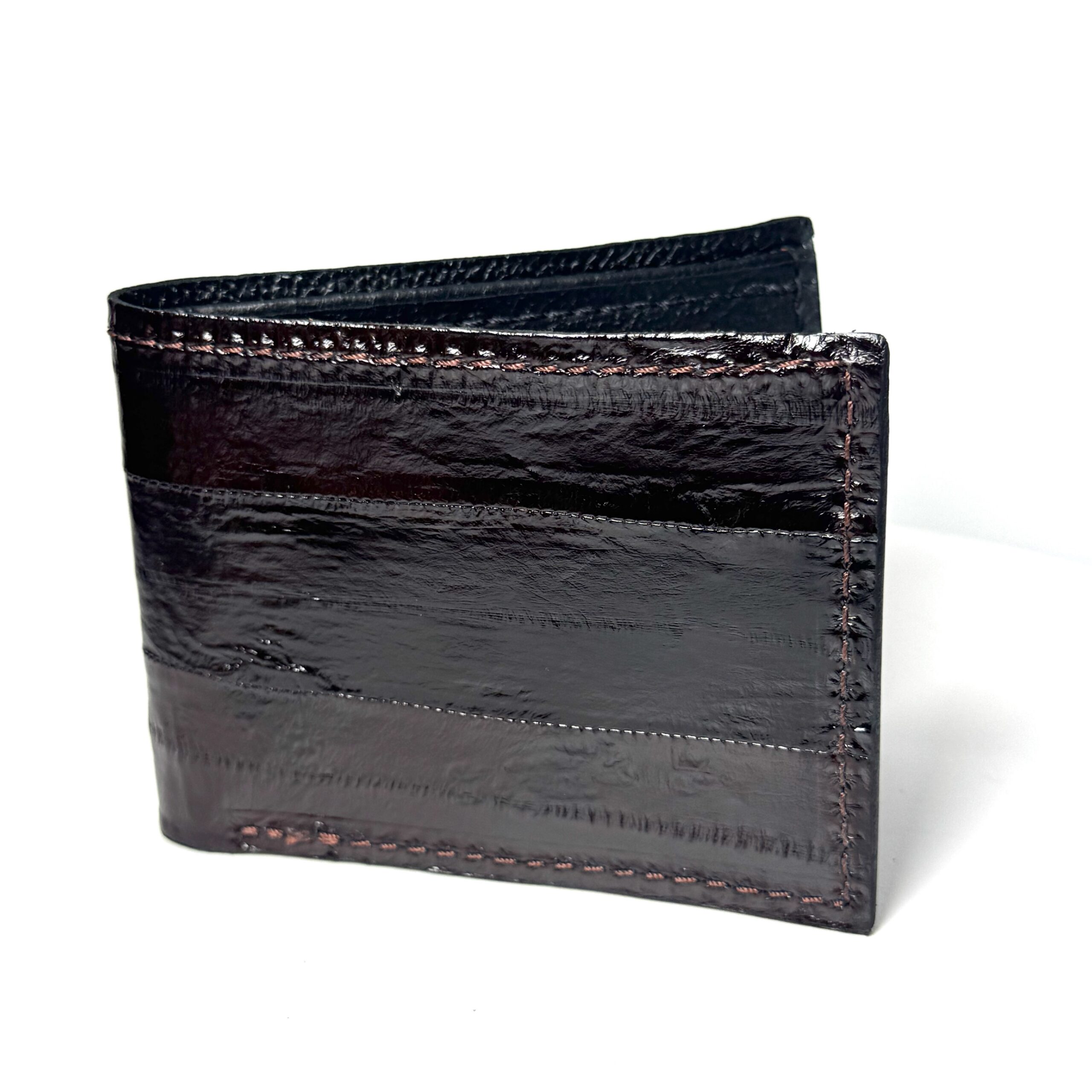 Eel Brown Leather Bifold - Image 3