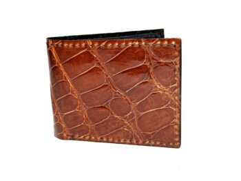 Gator Classic Cognac Leather Bifold
