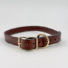 Brown Leather Dog Collar