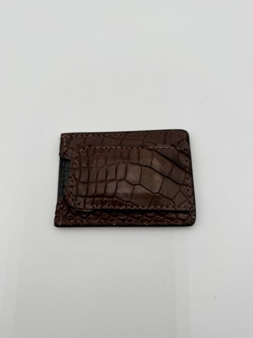 Gator Brown Money Clip Wallet - Image 2