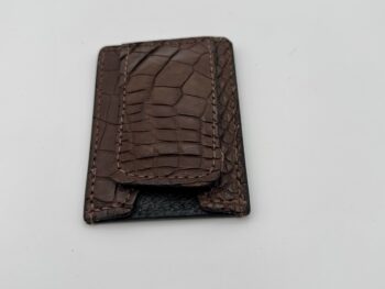 Gator Brown Money Clip Wallet