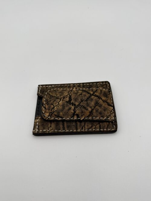 Elephant Antique Saddle Safari Money Clip Wallet - Image 2