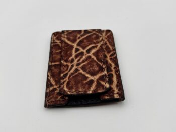 Elephant Vintage Money Clip Wallet