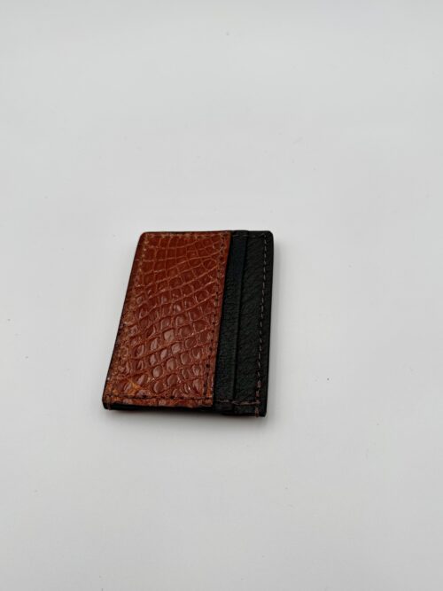 Gator Classic Cognac Money Clip Wallet - Image 3