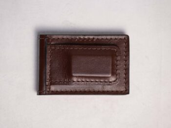 Water Buffalo Standard Brown Money Clip Bifold