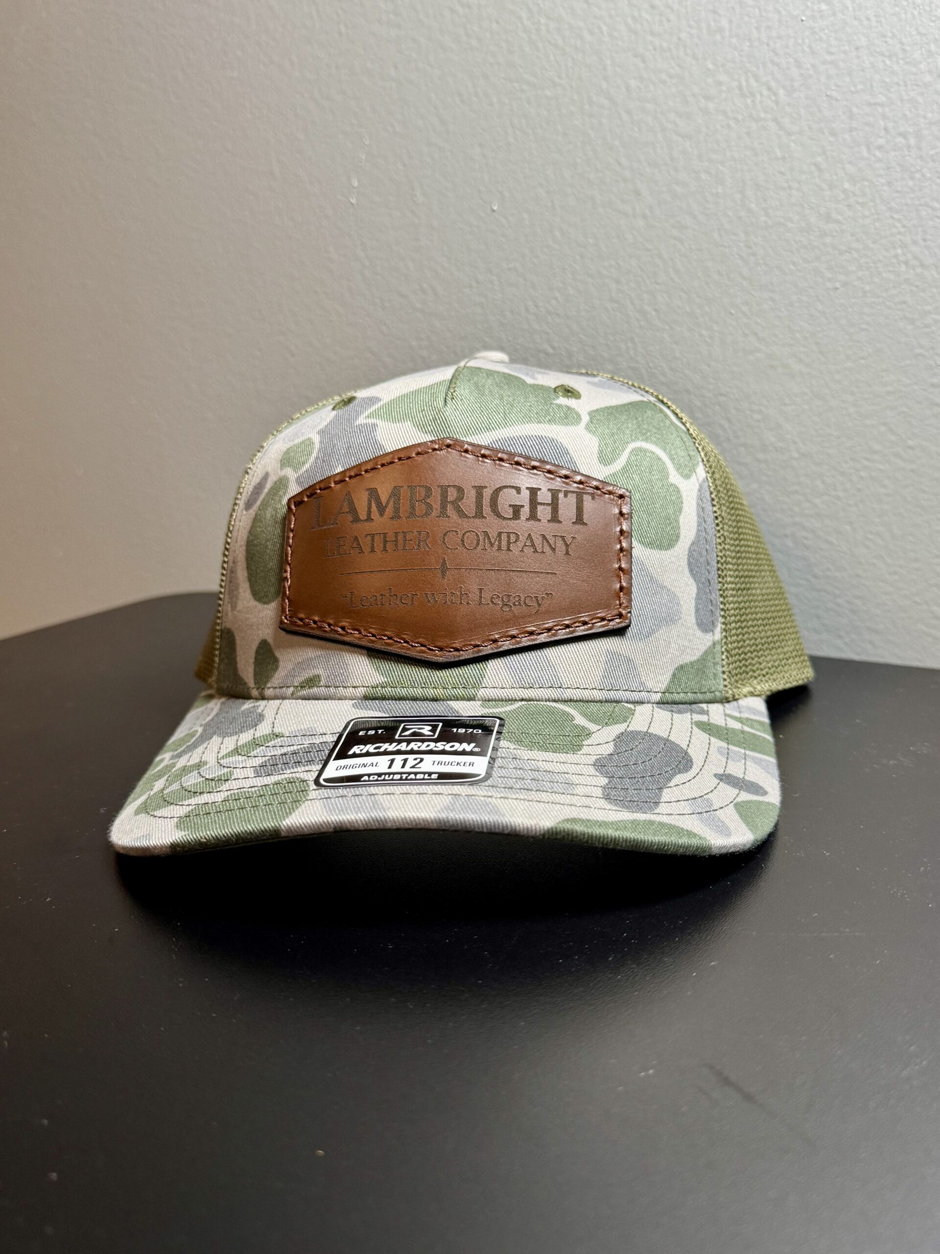 Custom Leather Patch Hat - Image 12