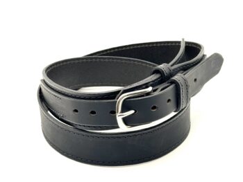 Black Leather Ranger Belt