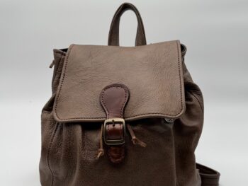 Standard Brown Leather Backpack
