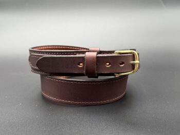 Standard Brown Leather Ranger Belt