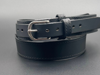Standard Black Leather Ranger Belt