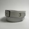 White Leather Sports Belt