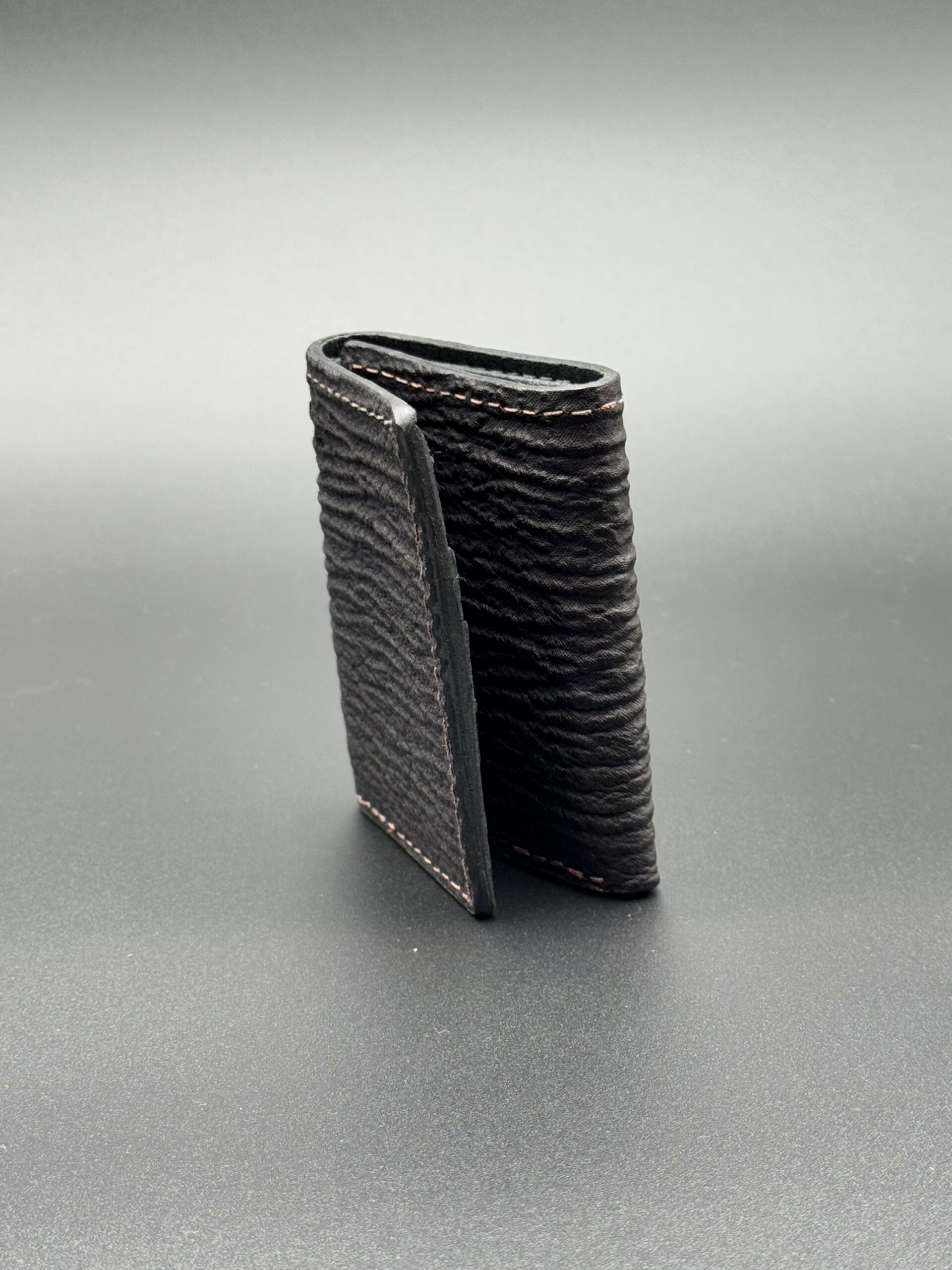 Shark Brown Leather Trifold - Image 4