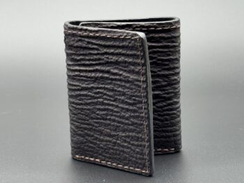 Shark Brown Leather Trifold