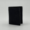 Bison Black Leather Trifold
