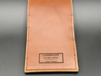 Golf Score Card Holder Light Brown