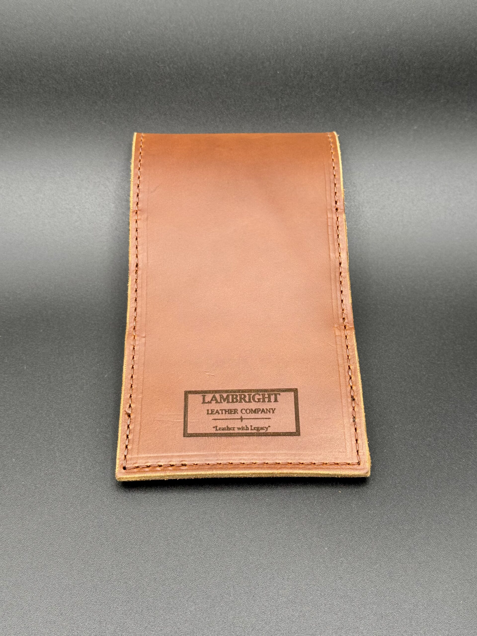 Golf Score Card Holder Light Brown