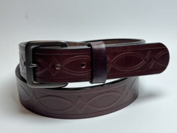 Kent Premium Heavy Brown Leather Belt