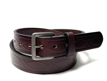 Kent Premium Heavy Brown Leather Belt