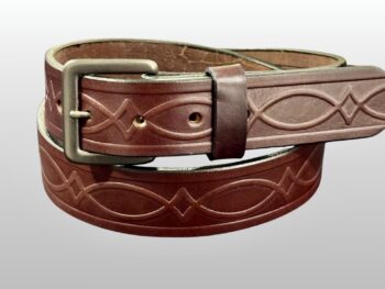 Kent Premium Heavy Brown Leather Belt