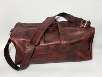 American Bison Leather Duffle Bag