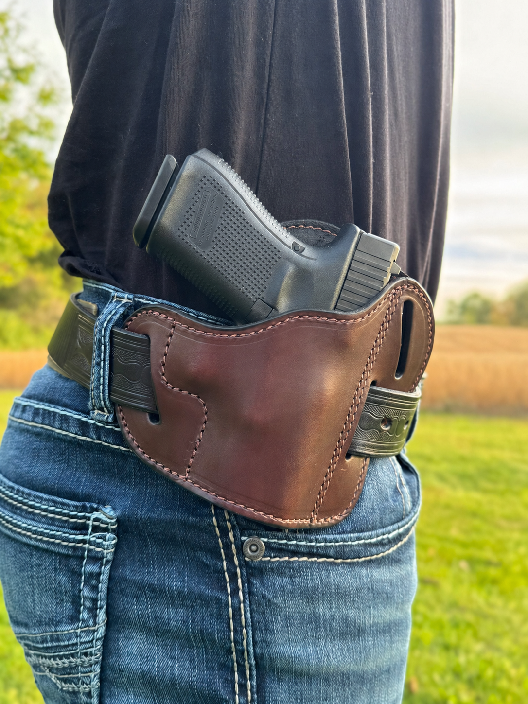 Glock XD Leather Holster 3 Slot
