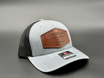 Lambright Leather Co. Grey Hat