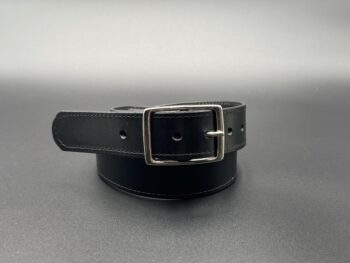 Black Leather Sports Belts
