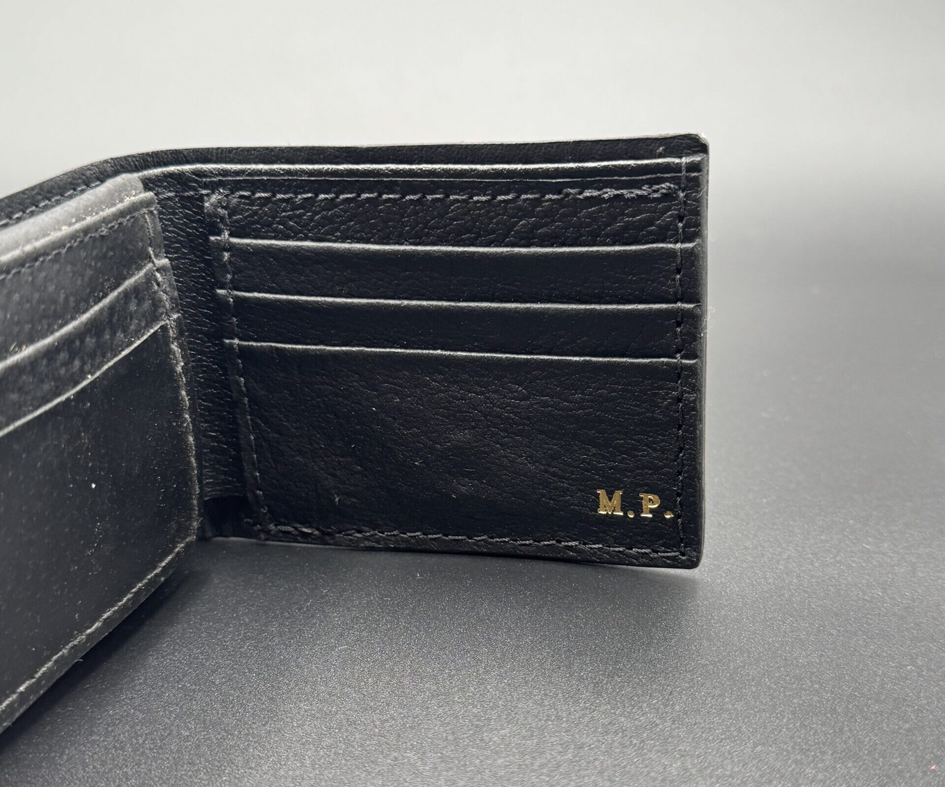 Red Leather Bifold Wallet - Image 6