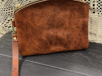 Light Bown Round Top Purse