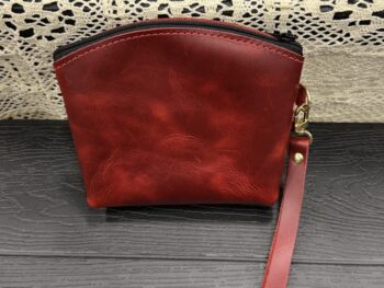 Red Round Top Purse