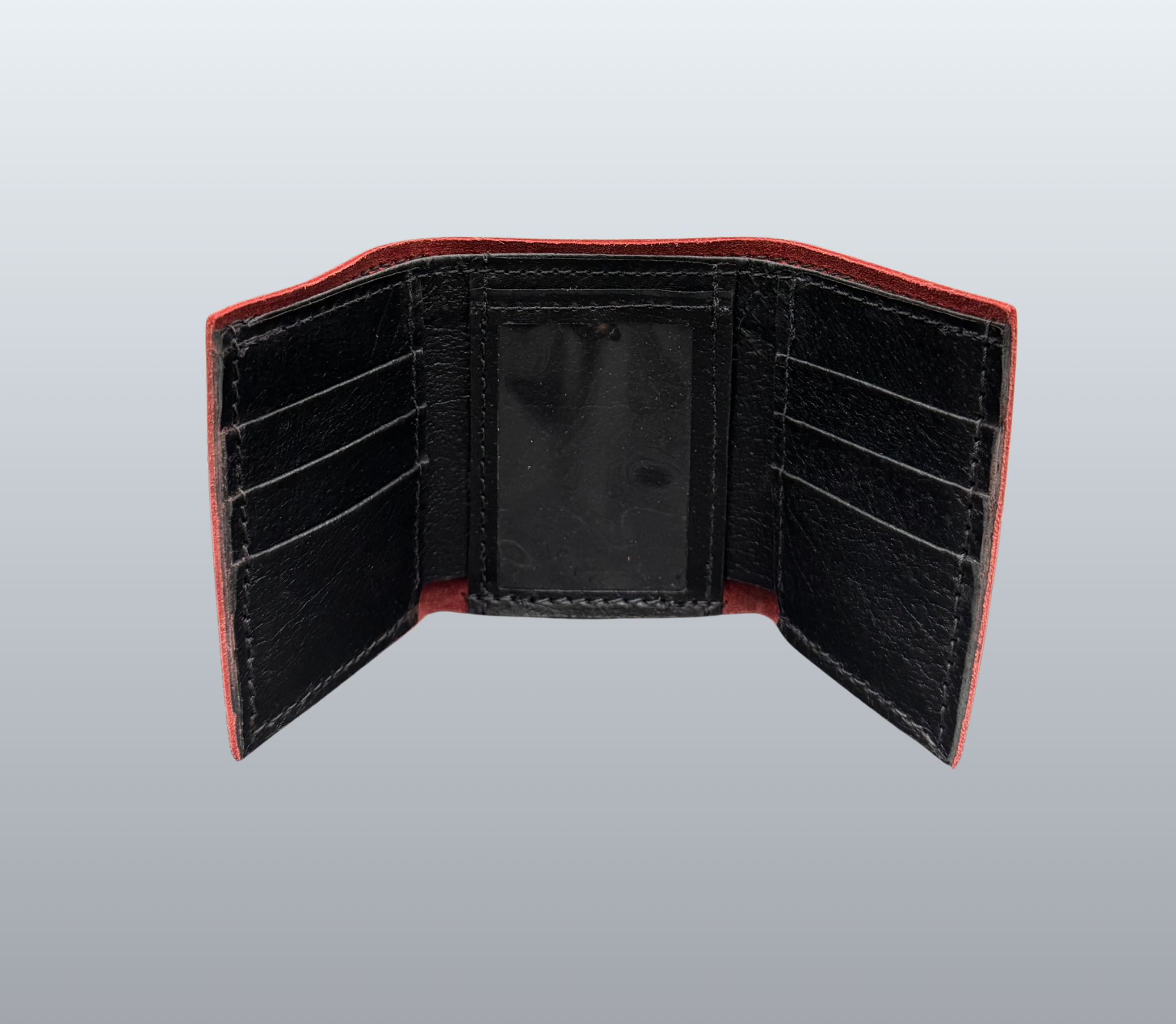 Red Leather Trifold - Image 2