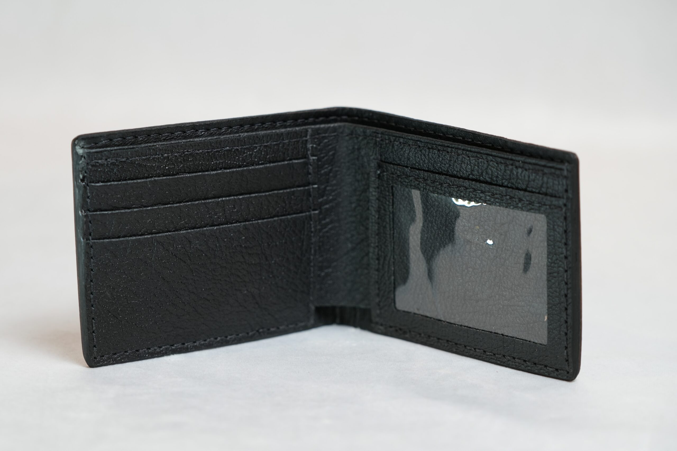 Red Leather Bifold Wallet - Image 3