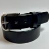 Premium Heavy Black Leather Belt