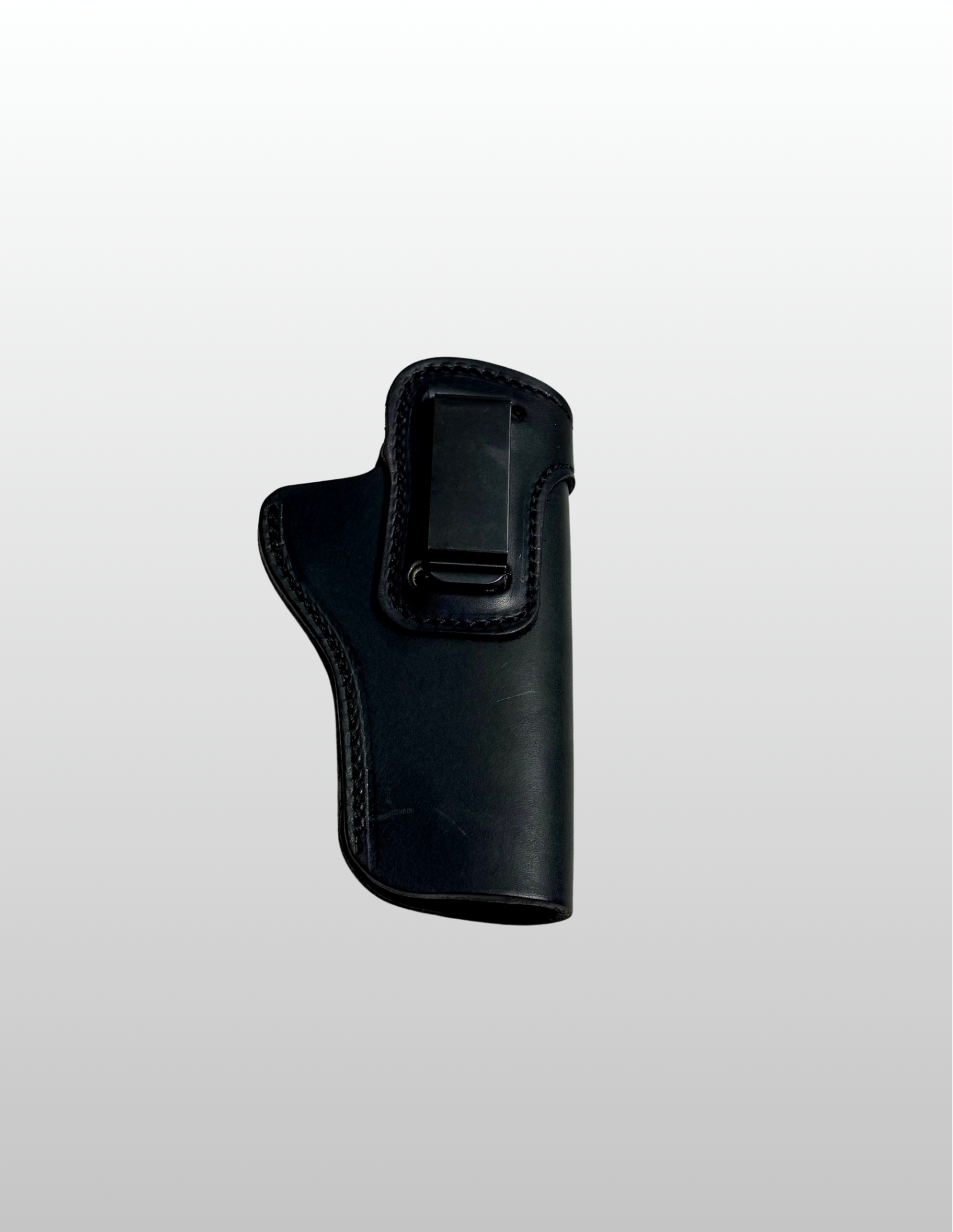 Black 1911 Concealed Carry Leather Holster - Image 2