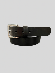Premium Heavy Black Leather Belt