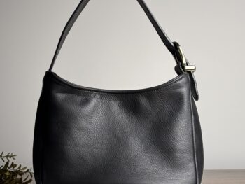 Willow in Black Leather Purse