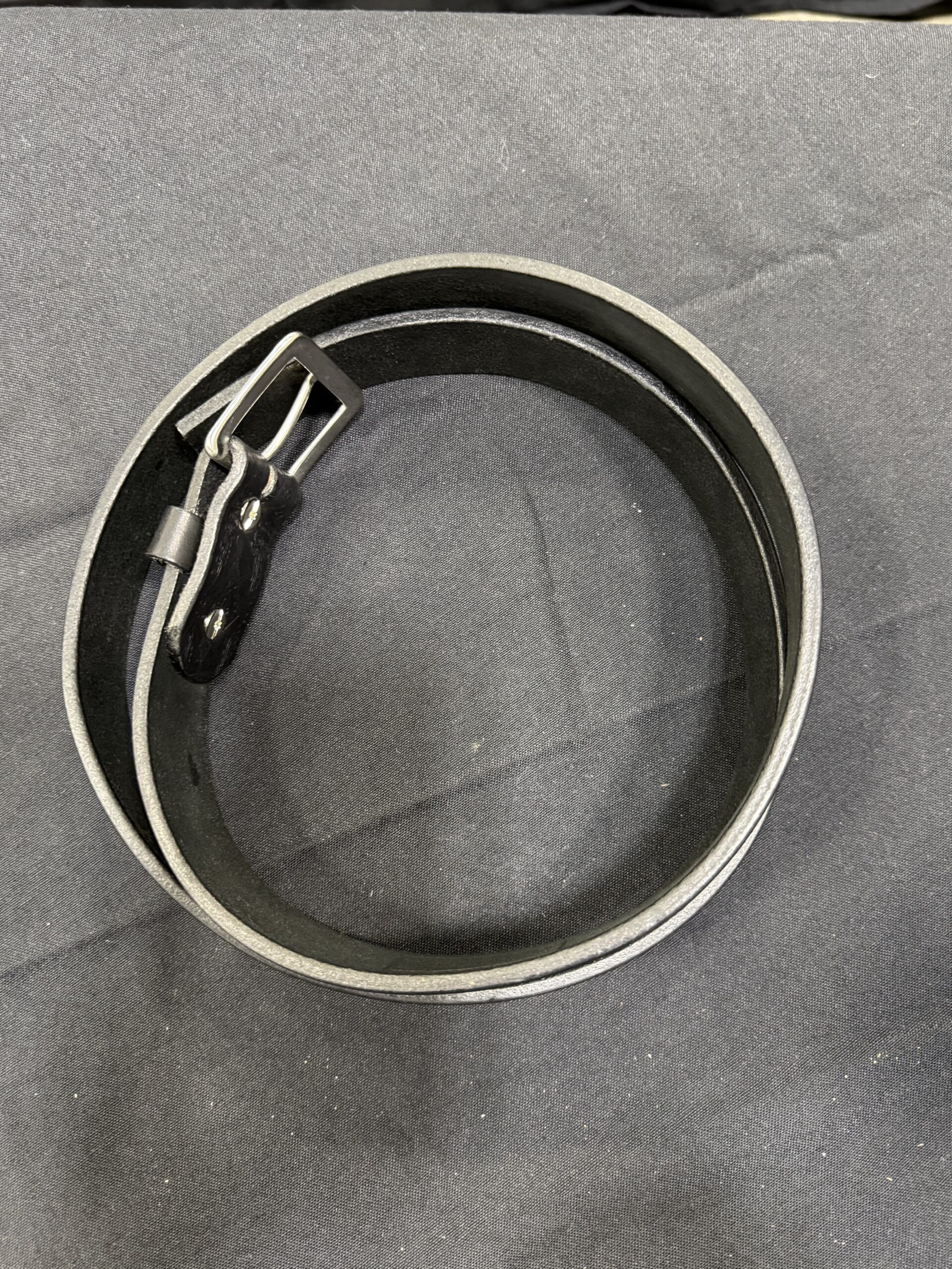 Black Freemason Premium Heavy Leather Belt - Image 4