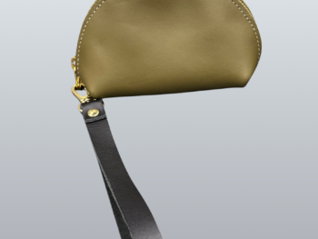 Light Green Taco Design Leather Purse